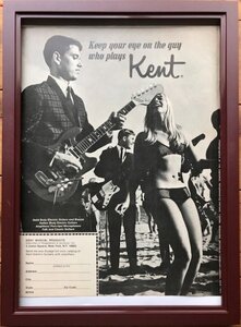 ☆ 1960年代 Kent Guitar オリジナル広告 / ケント ギター ☆