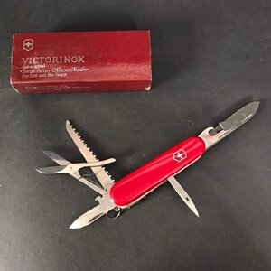 ER1222-25-3 現状品 VICTORINOX マルチツール ツールナイフ 十徳ナイフ キャンプ キズ有 防災用品 ビクトリノックス 全長9㎝ 60サイズ