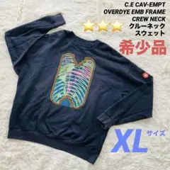 【希少】C.E OVERDYE EMB FRAME CREW NECK