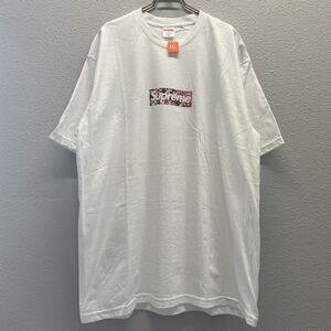 新品 シュプリーム COVID-19 Relief Fund ボックスロゴ Tシャツ 半袖 XL ホワイト Supreme 村上隆 