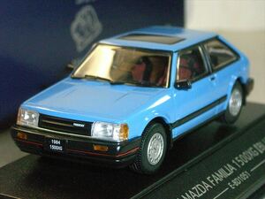 k 1/43 SAPI1 サピ マツダ ファミリア XG 青 後期 BD 1984 MAZDA * ブルー 323 FF