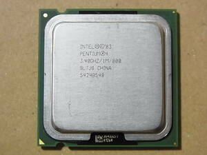 ■Intel Pentium4 550 SL7J8 3.40GHz/1M/800 Prescott LGA775 HT対応 (Ci0234)