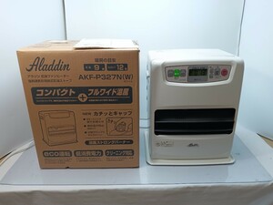 Aladdin　アラジン　 石油ファンヒーター　AKF-P327N　ホワイト　 2012年製　暖房器具　石油ストーブ　木造9畳　コンクリート12畳