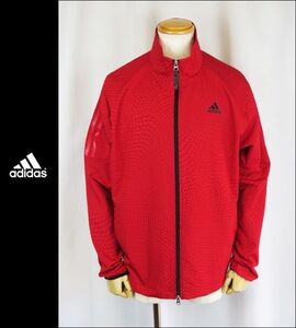 ■■＜極美品＞アディダス＜ADIDAS Japan・inner mesh＞FULL ZIP stretch wind Light JKT＜O／XG＞■■