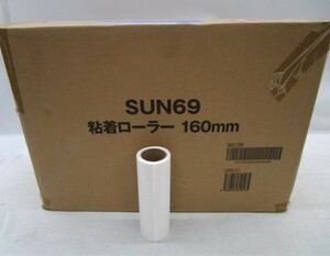 ★平1357 未使用 SUN69 粘着ローラー 160mm 90周巻 72本 まとめて 粘着クリーナー コロコロ スペアテープ 付け替え 替えテープ 32404101