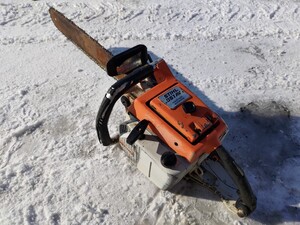 スチールエンジンチェーンソー　051AV 現状品　始動確認済み STIHL