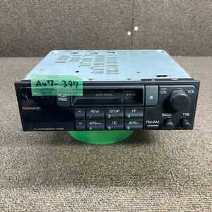 AV7-397 激安 カーステレオ 旧車 NISSAN clarion PP-9402D 0012586 カセット テープデッキ 通電未確認 ジャンク