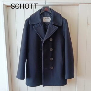 Schott ショット　U.S.740N　ネイビー　Pコート　PEACOAT USA製