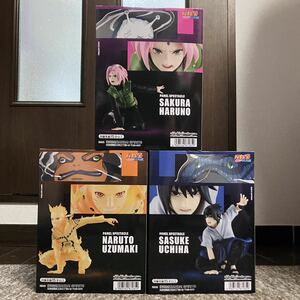 NARUTO ナルト疾風伝 / PANEL SPECTACLE 新たなる三竦み / うずまきナルト うちはサスケ 春野サクラ 3種セット / フィギュア ナルト