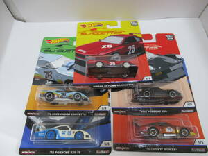 2/５台セット/SILHOUETTES/CORVETTE,PORSCHE,SKYLINE,RWB,CHEVY, /HOTWHEELS//ホットウィール