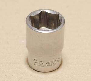 KTC 22 mm 差込角 12.7 mm 1/2 inch 6角 ソケット B30-22H 検) B4-22 六角 TONE トネ 4S-22 koken コーケン ミトロイ MITOLOY 北海道 札幌