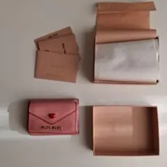 MIU MIU　ラブレター　三つ折り財布　PINK