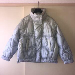 ジャケット XL 長袖 新品 タグ付き グリーン ブルー グラデーション ダウン