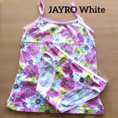 新品未使用　JAYRO White　キャミソール＆ショーツ　花柄　Mサイズ