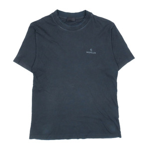 モンクレール MONCLER MAGLIA T-SHIRT ロゴパッチ クルーネック Tシャツ カットソー H10938C00003 半袖 黒 ブラック L メンズYBA10