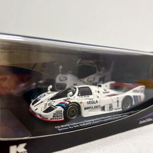 限定350台 K MODEL 1/43 Bob Wollek Collection #1 Porsche 936C Joest Racing 1982年 FIA WEC 1000km ボブ・ウォレック ポルシェ ミニカー