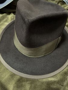 STETSON ビンテージ　ステットソン　whippet ウィペット　ハット　希少　ジョニーデップ ダークブラウン　7 2/1 デッドストック