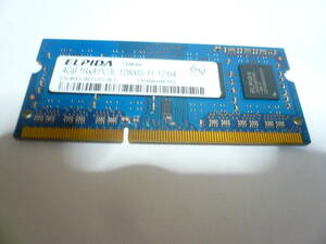 送料63円～★ELPIDA 4GBメモリー。1R×8 PC3L-12800S-11-12-B4（EBJ40UG8EFU0-GN-F）★Win10起動確認済み