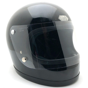 送料無料 BHVシールド付 SHOEI S-12 BLACK 58cm/ショウエイs12黒ブラックビンテージヘルメット族ヘルハーレー国産旧車會70sd3s42s27s20d10