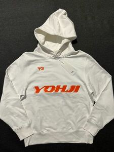 新品　未使用　Y-3 ワイスリー メンズ　ロゴマーク パーカー Hoodie フーディ FT ZIP M　白ヨウジヤマモト