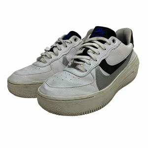 KA142 NIKE ナイキ AIR FORCE 1 エアフォース ワン DX3199-100 レディース スニーカー US7 24cm ホワイト ブラック シルバー