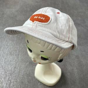 美品 CA4LA デニム ショートブリムキャップ 完売品 ホワイト カシラ TOZ00003