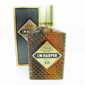 【未開栓】I.W. HARPER IWハーパー 12年 ウイスキー 750ml 43% 箱付 11635261 0727