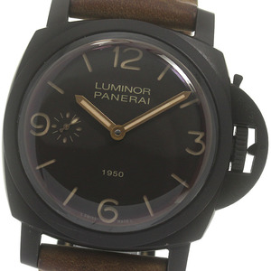 パネライ PANERAI PAM00375 ルミノール 1950 コンポジット 3デイズ 手巻き メンズ 保証書付き_841636