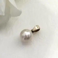 ☆美品☆ミキモト　K14 パール　約7.6mm ネックレストップ