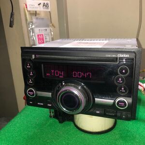 Clarion クラリオン CX211BK 2DIN CDプレーヤー CDデッキ 動作未確認 