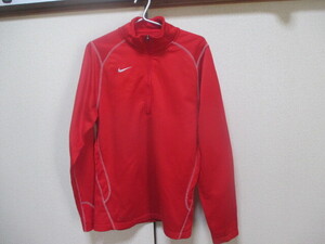 M ? ■NIKE/ナイキ ★ハーフジップジャケット★赤系★USA古着ｊ