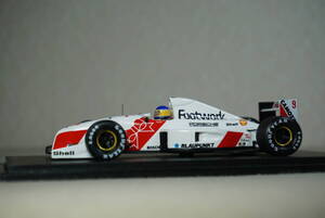 1/43 Alboreto monaco spark Footwork FA12 porsche #9 アルボレート 1991 モナコ GP フットワーク FA 12 ポルシェ arrows アロウズ