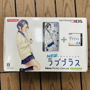 NINTENDO ニンテンドー 3DS NEWラブプラス Newリンコデラックス 小早川凛子モデル CTR-001 ソフト同梱 箱付 初期化済 現状品 [HT24-0703-3]