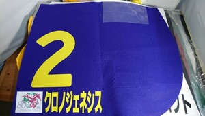 クロノジェネシス オークス 実使用 ゼッケン 競馬 北村友一 ルメール 武豊 バゴ JRA特別賞受賞馬 グランプリホース