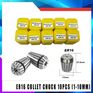 ER16 コレット CNC フライス 旋盤 1～10mm 10個セット