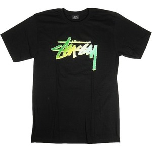 STUSSY ステューシー CHROME STOCK TEE BLACK Tシャツ 黒 Size 【M】 【新古品・未使用品】 20797948