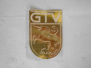 旧車　オートアクセサリー　トヨタ　セリカ　GTV　ステッカー　当時物　販売店用　販促品　ダルマセリカ　TA22　ノスヒロ　街道レーサー