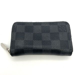 ルイヴィトン LOUIS VUITTON ダミエグラフィット ジッピー コインパース コインケース ダミエ グラフィット M63076 ブラック MI2089