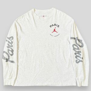 XXL ジョーダン × パリサンジェルマン 袖プリント 長袖 Tシャツ Jordan × Paris Saint-Germain ナイキ NIKE ジャンプマン ロゴ ロンT 
