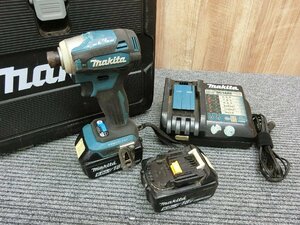 AY1332)makita/充電式インパクトドライバ/TD172DRGX/ブルー/18V 6.0Ah/電動工具/マキタ/