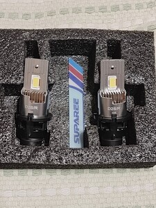 【新古品】SUPAREE D2S LEDヘッドライト 18000ルーメン 6500k 純正交換可能 D2S