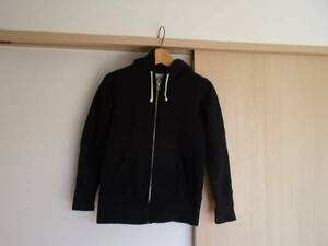 MADE IN JAPAN PARKA black 日本製 パーカ　ブラック XS