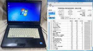 可動ジャンクFMV-A550/B Core i3 370M/2GB/160GB/No1701