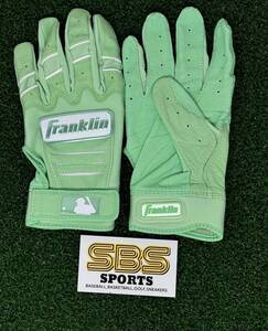 【US仕様 サイズS】フランクリン 野球 オーダー バッティング 手袋 CFX PRO BATTING GLOVES ミント Mint