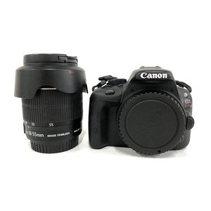 【動作保証】 Canon キャノン EOSKiss X7 EF-S 18-55mm F3.5-5.6 ボディ レンズセット 中古 B8888241