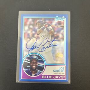 2024年 topps archives ジョー・カーター 25シリアル直筆サイン 限定 MLB Refractor カード Baseball トロント・ブルージェイズ