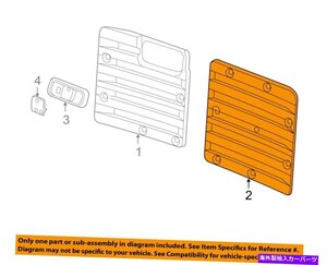 GM OEMフィクタリドル№23449568-オリジナルのタイトルを表示するGM OEMバックドアトリムパネル左 23449568- show original title