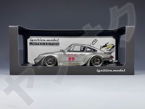 【込】IG 1/18 RWB 993 シルバー 89 2719 Mr. Nakai with chair 2073 イグニッションモデル ignitionmodel