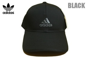 adidas アディダス キャップ 約57-60cm　ADM CM TC-TWILL CAP 100111301 帽子 キャップ 黒 ブラック