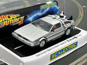 No.129 SCALEXTRIC Delorean Back to the Future2 [新品未使用 1/32スロットカー]